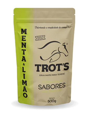 Erva Mate Trots Sabor Menta e Limão
