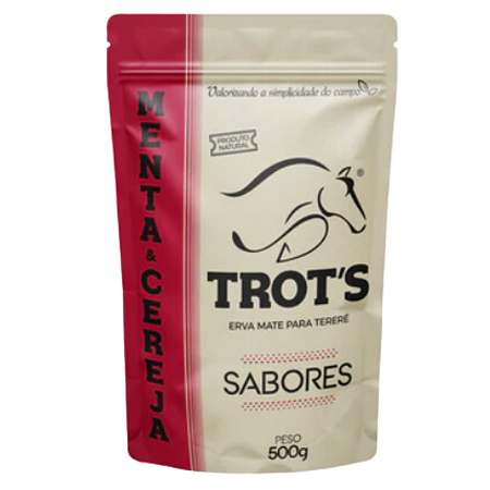 Erva Mate Trots Sabor Menta & Cereja