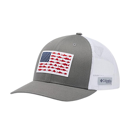 Bone Columbia Pfg Cinza Branco Bandeira Eua Original