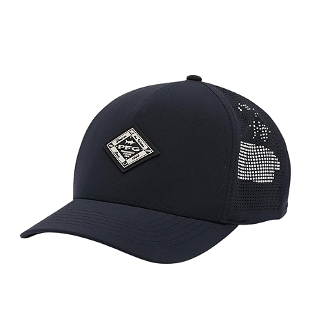 BONE COLUMBIA PFG TODO PRETO COM PEIXE - COLUMBIA