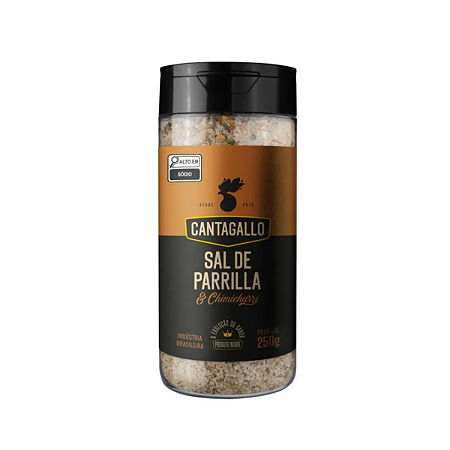 SAL DE PARRILLA E CHIMICHURRI 250G - CANTAGALLO