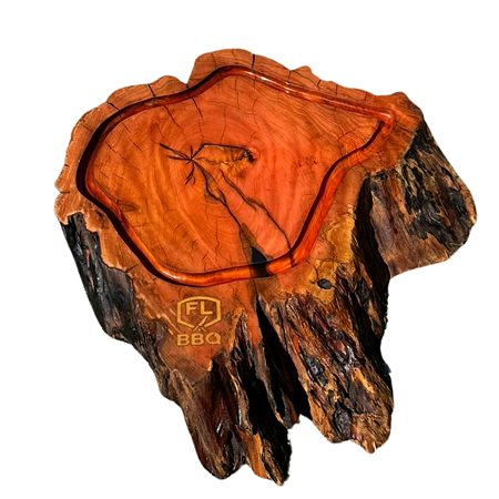 TABUA DE CHURRASCO DE MADEIRA PEROBA ROSA LINHA PREMIUM - MADEIRA