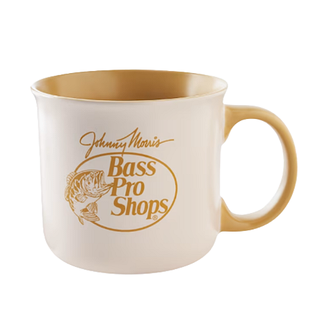 CANECA DE CAFE 16 OZ BASS PRO SHOPS AMARELO