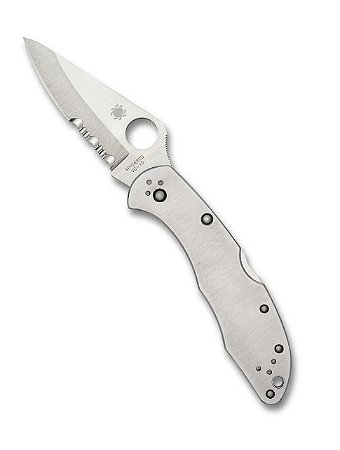 CANIVETE IMPORTADO SPYDERCO DELICA 4 MEIA SERRA