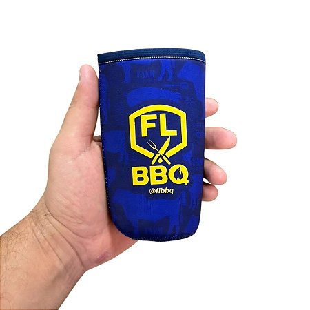 PORTA LATAS NEOPRENE FLBBQ 350ML SLIN