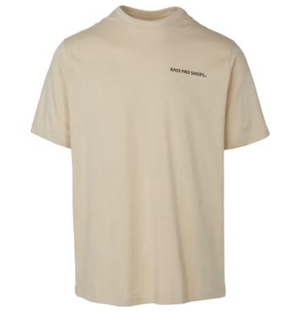 CAMISETA BASS PRO SHOPS BEGE PEIXE COSTAS