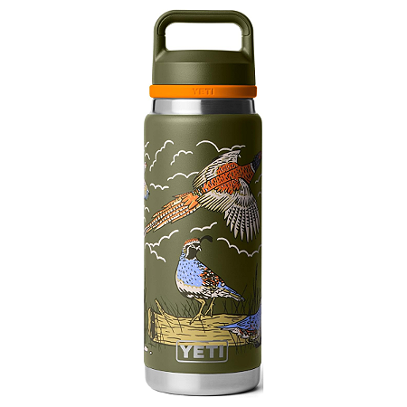 GARRAFA DE 26oz VERDE MILITAR COM DESENHOS