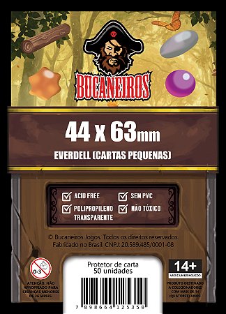 Sleeve Customizado: Everdell - Cartas Pequenas (44.0 mm x 63.0 mm) - Bucaneiros