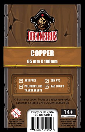 Protetores de cartas (Sleeves) - Bucaneiros Acessórios