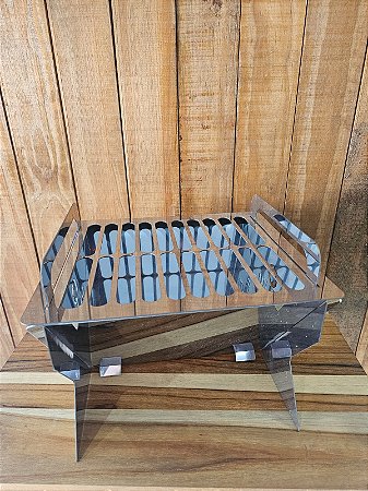 Churrasqueira Desmontável em Inox Mini