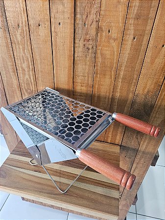 Churrasqueira Maleta Dobrável em Inox P