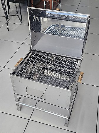 Churrasqueira a Bafo em Inox
