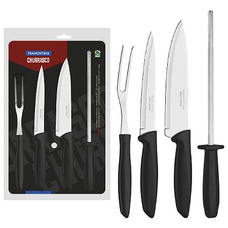 Jogo de Churrasco 4 Peças Plenus Tramontina