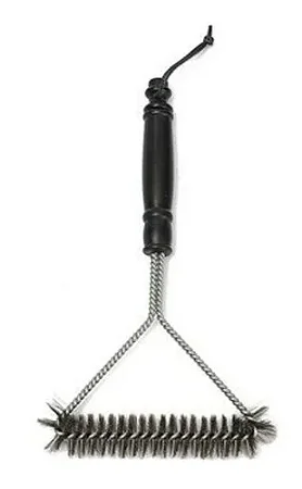 Escova de Aço tipo Rolinho para Limpar Grelhas