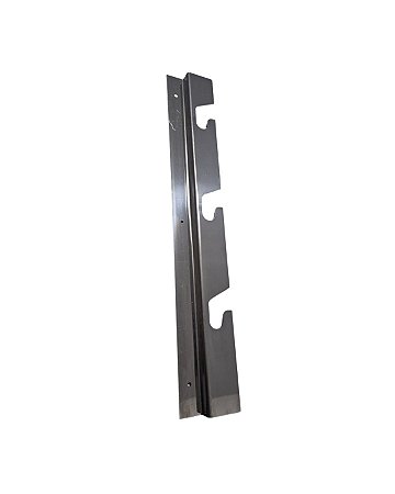 Suporte Lateral para Churrasqueira Inox 430 com 3 Apoios 50cm