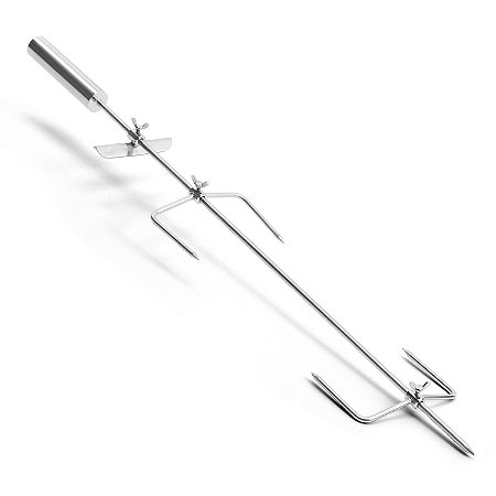 Espeto Longo para Costela com Giro Manual Inox 304