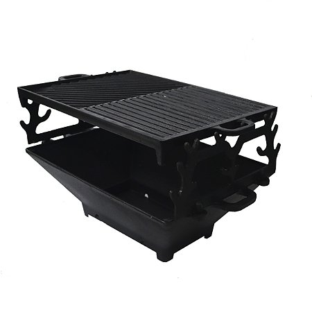 Churrasqueira Retangular Ferro Fundido