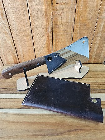 Cutelo 8" Aço Cirúrgico Cabo de Madeira SG