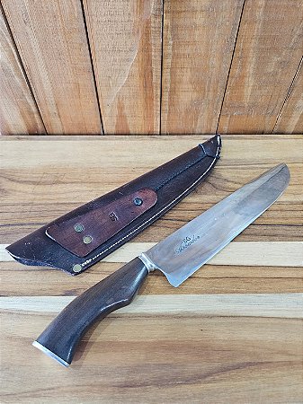 Faca Assador 10" Aço Cirúrgico Cabo de Madeira SG
