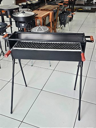 Churrasqueira de Espetinhos Galvanizada 80CM