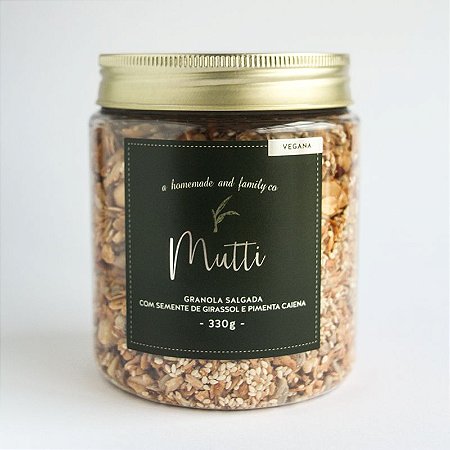 Granola Salgada com Semente de Girassol e Pimenta Caiena 330g