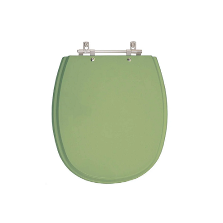 Assento Sanitário Poliester Aspen Verde Malva para Vaso Deca