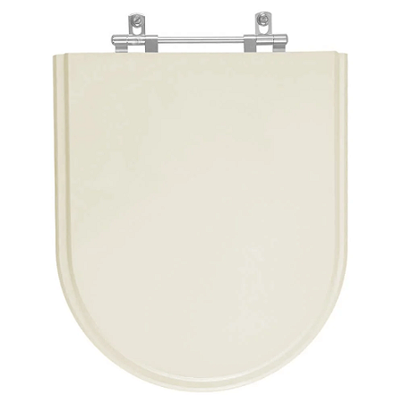 Tampa de Vaso Poliester Belle Epoque Creme Bege Claro para Bacia Deca 6lpf