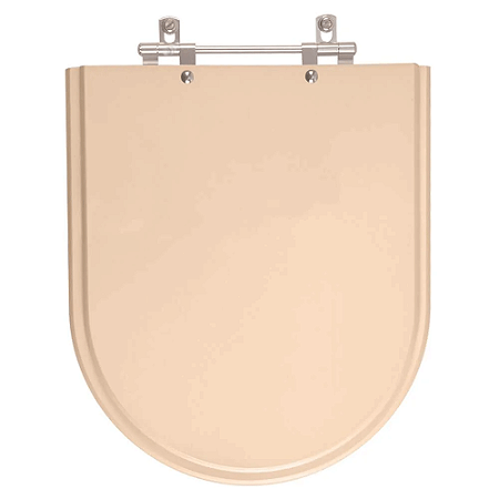 Assento Sanitario Poliester Carrara Rosa Floral para vaso Deca