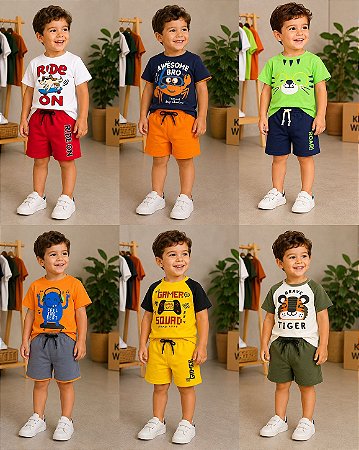 kit 6 CONJUNTOS INFANTIL