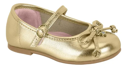 Sapatilha feminina metalizada  molekinha 21061065