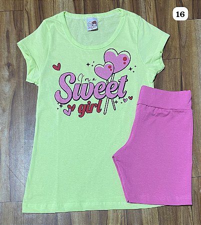 KIT 3 CONJUNTOS FEM. 10 AO 16 ANOS