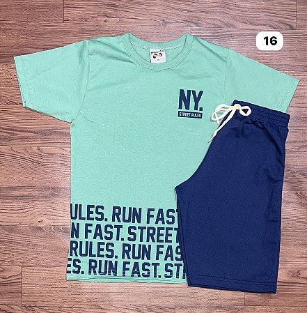 KIT 3 CONJUNTOS MASC. 10 AO 16 ANOS R$20,00 MOLETINHO