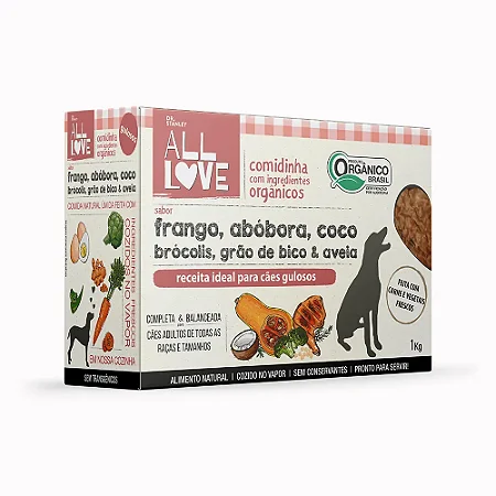 All Love Comidinha Cães Adultos Gulosos 1kg