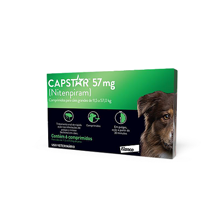 Capstar 57mg - 6 Comprimidos