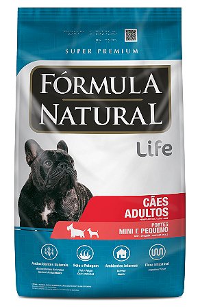 Formula Natural Life Cães Adultos Raças Mini/Pequenas 15kg