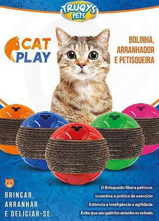 Bola Cat Play - Laranja