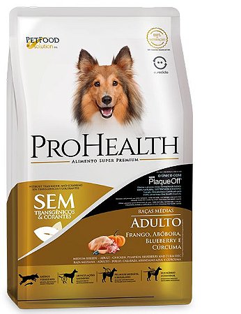Pro Health Cães Adultos Raças Medias 10kg