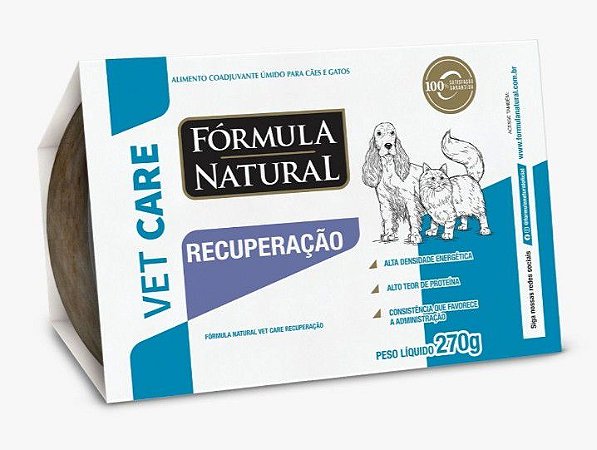 Formula Natural Veterinary Cães/Gatos Recuperação 270g - DogLivery -  Comercio de Alimentos e Artigos para Animais
