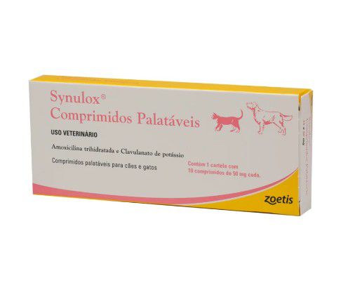 Synulox 50mg c/ 10 Comprimidos