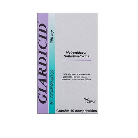 Giardicid 500mg c/ 10 comprimidos