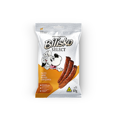 Bifinho Palito Bilisko Cães Frango/Quinoa 65g