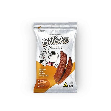 Bifinho Bilisko Fino Cães Frango/Quinoa 65g