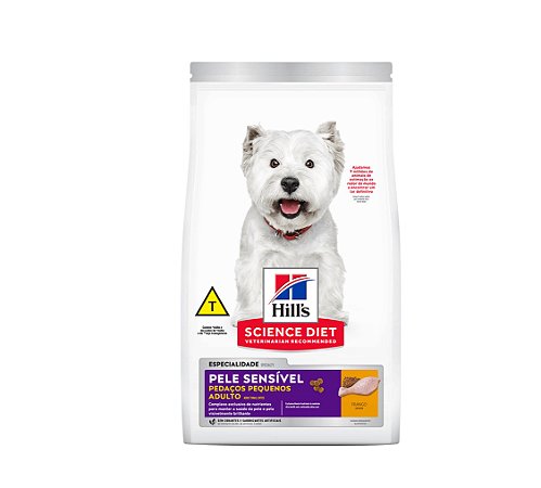 Hills Science Diet Cães Adultos Pele Sensivel Pedaços Pequenos 2,4kg