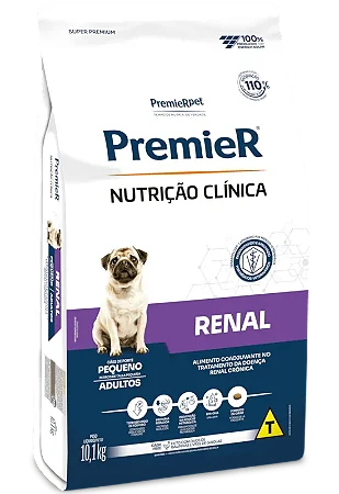 Premier Nutrição Clinica Cães Renal Raças Pequenas 2kg