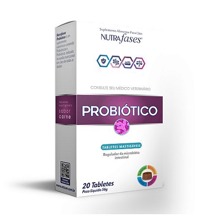 Probiotico Nutrafases c/ 20 tabletes