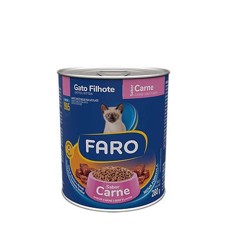 Faro Gatos Filhotes Carne 290g