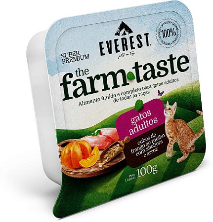Everest The Farm Taste Gatos Adultos Frango 100g