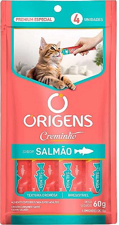 Origens Creamy Gatos Salmão 60g (4 unidades)