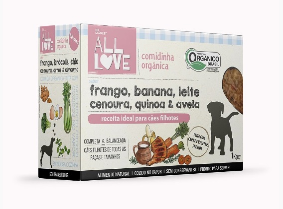 All Love Comidinha Cães Filhotes 1kg