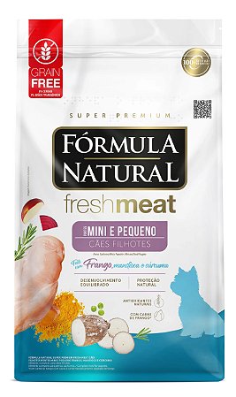 Formula Natural Fresh Meat Cães Filhotes Raças Mini/Pequenas 2,5kg